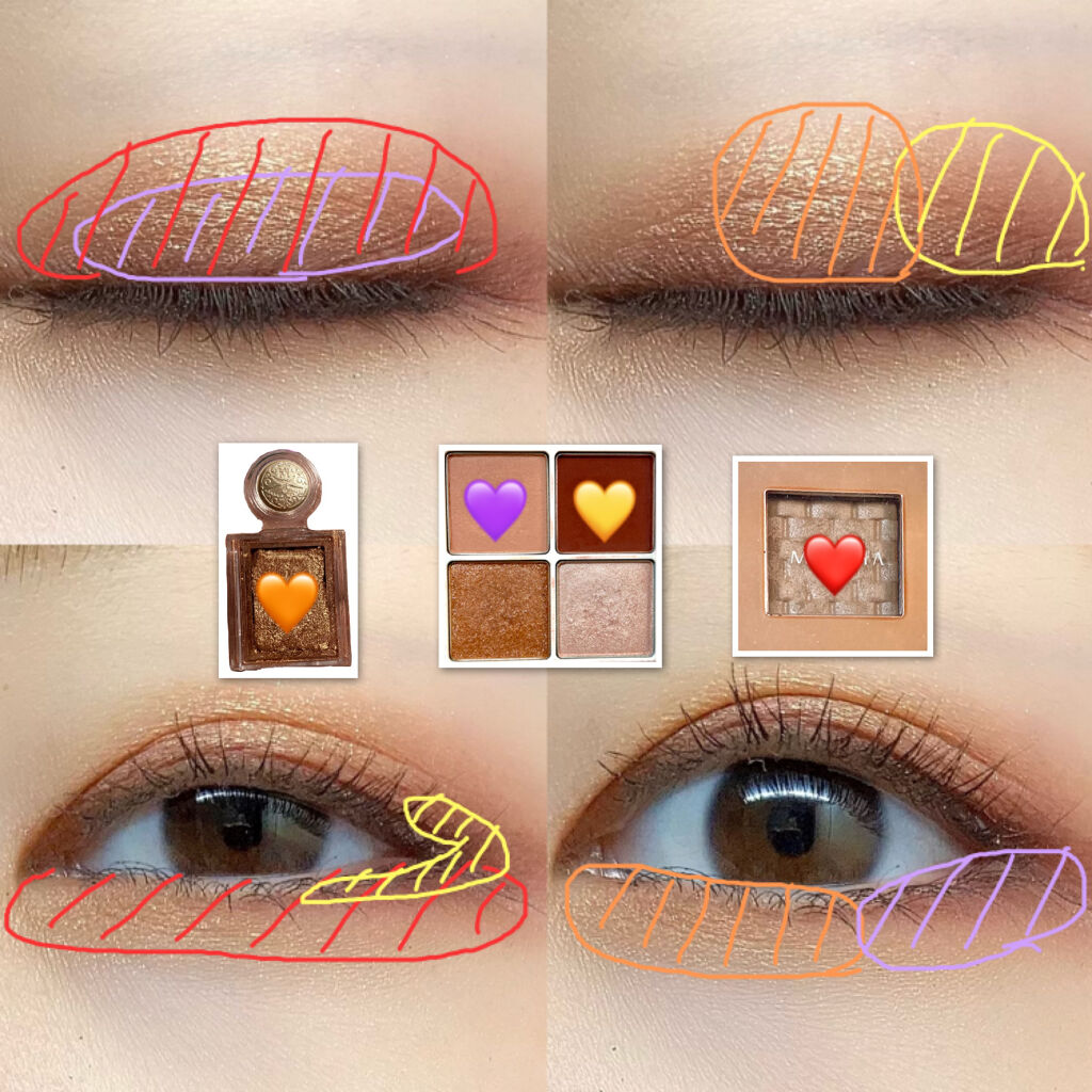 シャドーカスタマイズ/MAJOLICA MAJORCA/単色アイシャドウを使ったクチコミ（3枚目）