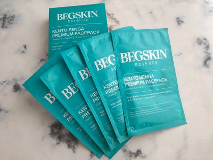 KENTO SENGA PREMIUM FACEPACK/BEGSKIN SCIENCE/シートマスク・パックを使ったクチコミ(2枚目)