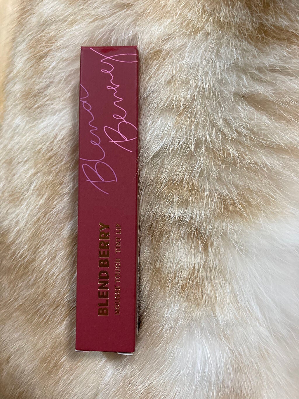 ムースタッチティントリップ /BLEND BERRY/リップティントを使ったクチコミ(4枚目)