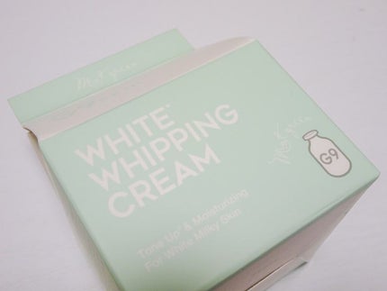 WHITE WHIPPING CREAM(ウユクリーム)/G9SKIN/化粧下地を使ったクチコミ(2枚目)
