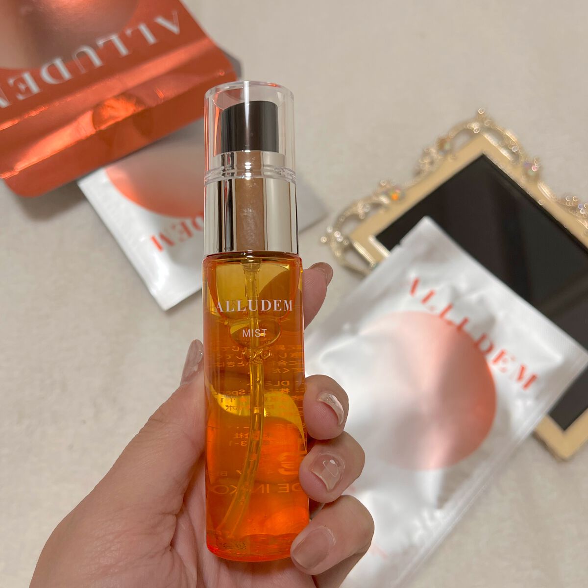 Derma Lift Mask/ALLUDEM/スキンケアキットを使ったクチコミ（1枚目）