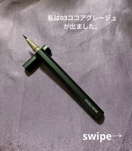 エトワルローズ アイライナーN/Étoile Rose/リキッドアイライナーを使ったクチコミ(2枚目)