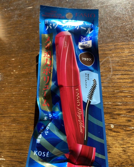 パワフルカール マスカラ EX (メガボリューム)/FASIO/マスカラを使ったクチコミ(1枚目)