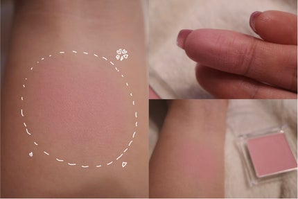 ぽわんチーク/muice/パウダーチークを使ったクチコミ(2枚目)