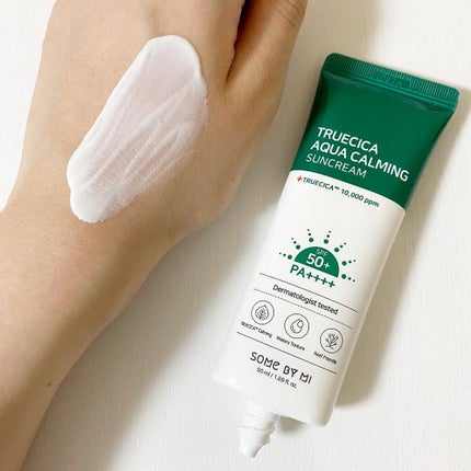 TRUECICA アクアカーミング日焼け止め/SOME BY MI/日焼け止めクリームを使ったクチコミ(4枚目)