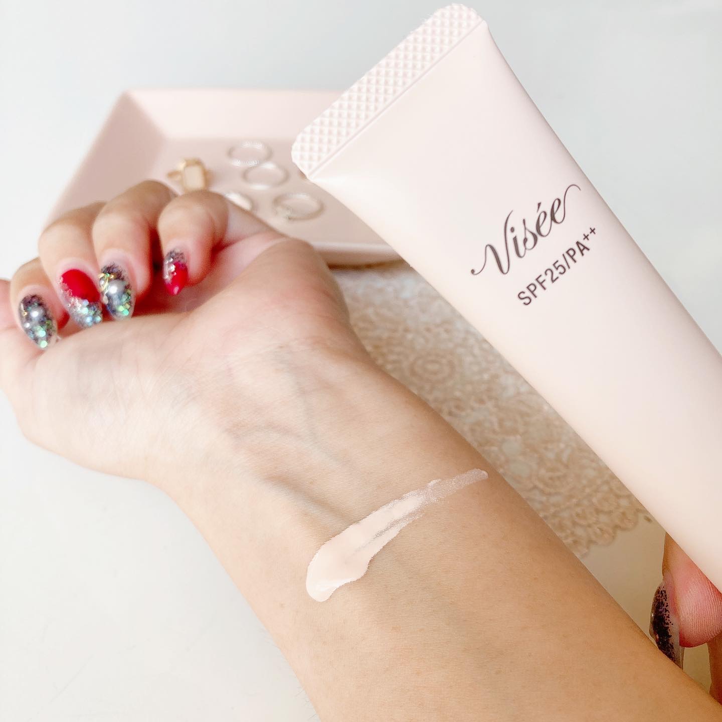 トーンアップ スキン デザイナー/Visée/化粧下地を使ったクチコミ（3枚目）