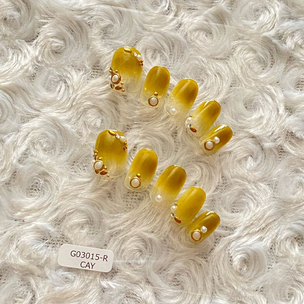 ゆずネイル ショートスクエア/ゆずネイル/ネイルチップ・パーツを使ったクチコミ(2枚目)