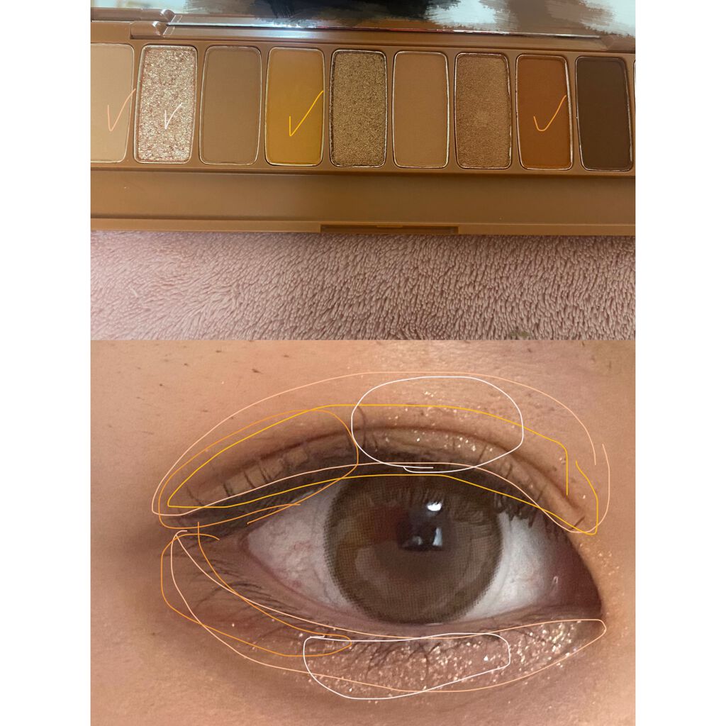 プレイカラー アイシャドウ/ETUDE/アイシャドウパレットを使ったクチコミ(2枚目)