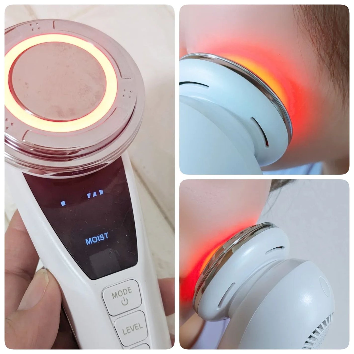 多機能温冷美顔器/ANLAN/美顔器・マッサージを使ったクチコミ(4枚目)