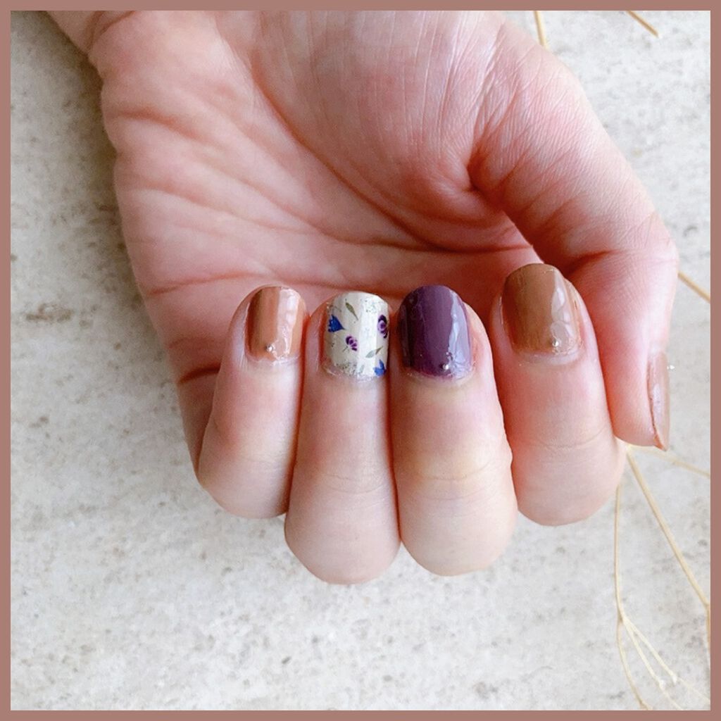 しずくネイルシール/キャンドゥ/ネイルシールを使ったクチコミ(2枚目)