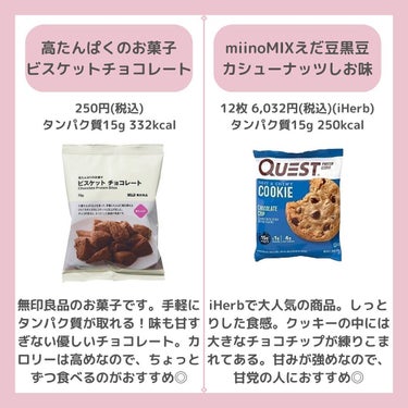 ちゃも on LIPS 「こんにちはちゃもです🐱今回は、タンパク質の取れるお菓子のご紹介..」（3枚目）