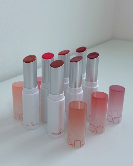 グラスティングメルティングバーム/rom&nd/リップバームを使ったクチコミ(7枚目)