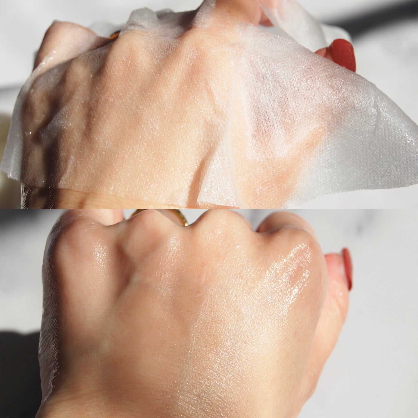 ナイアシンアミドビタミンC ブライトニングマスク/MARY&MAY/シートマスク・パックを使ったクチコミ(6枚目)