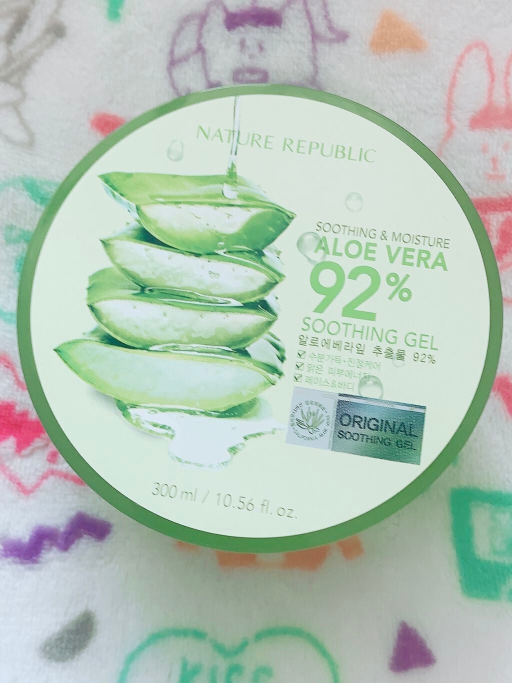 マイルド&モイスチャーアロエジェル/ネイチャーリパブリック/ボディローションを使ったクチコミ(1枚目)