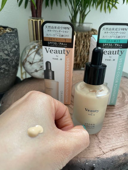 ヴィーガン カラーファンデーション/Veauty by THE_B/リキッドファンデーションを使ったクチコミ(4枚目)