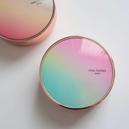 ピンクティーツリーカバークッション/APLIN/クッションファンデーションを使ったクチコミ(1枚目)