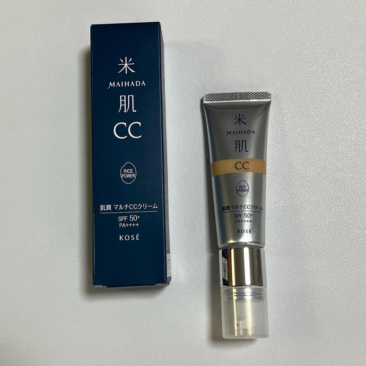 肌潤　マルチCCクリーム/米肌/CCクリームを使ったクチコミ（1枚目）