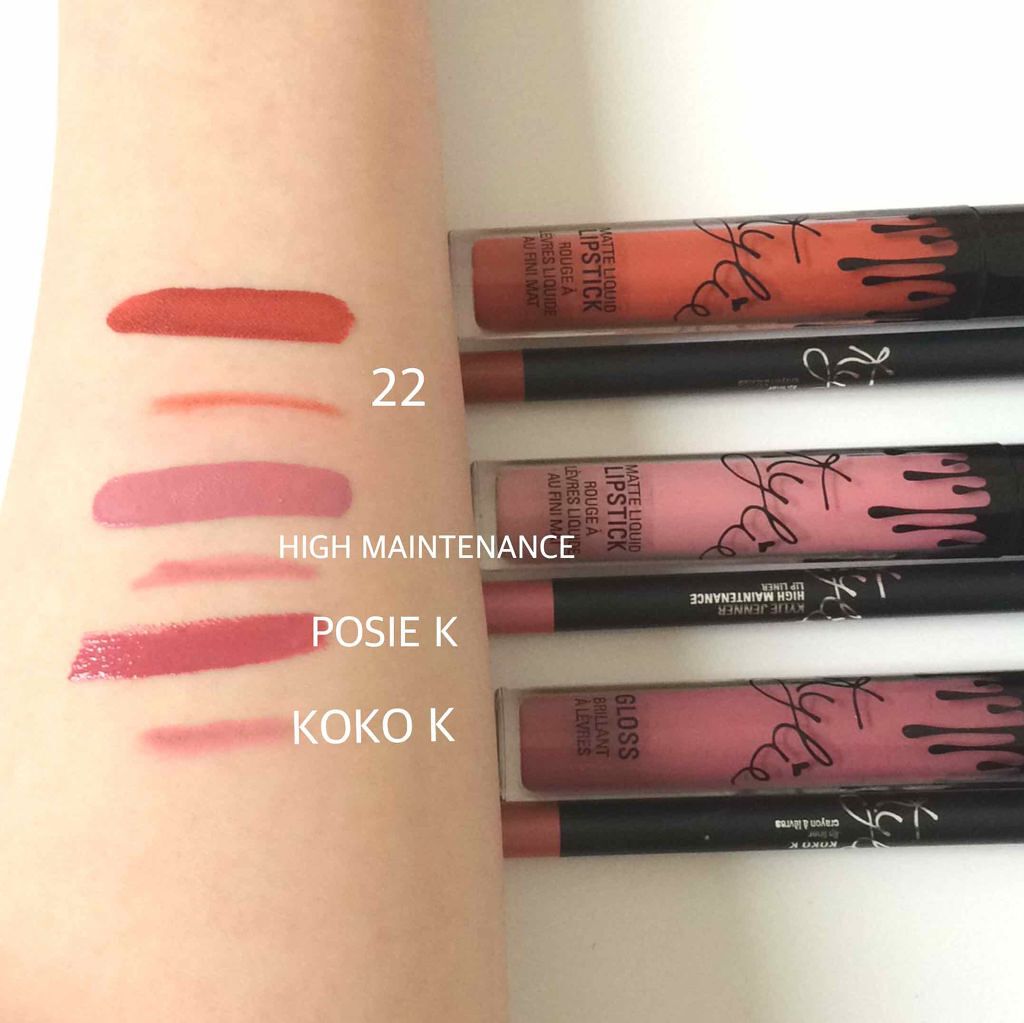 マット リキッド リップスティック｜Kylie Cosmeticsの辛口レビュー