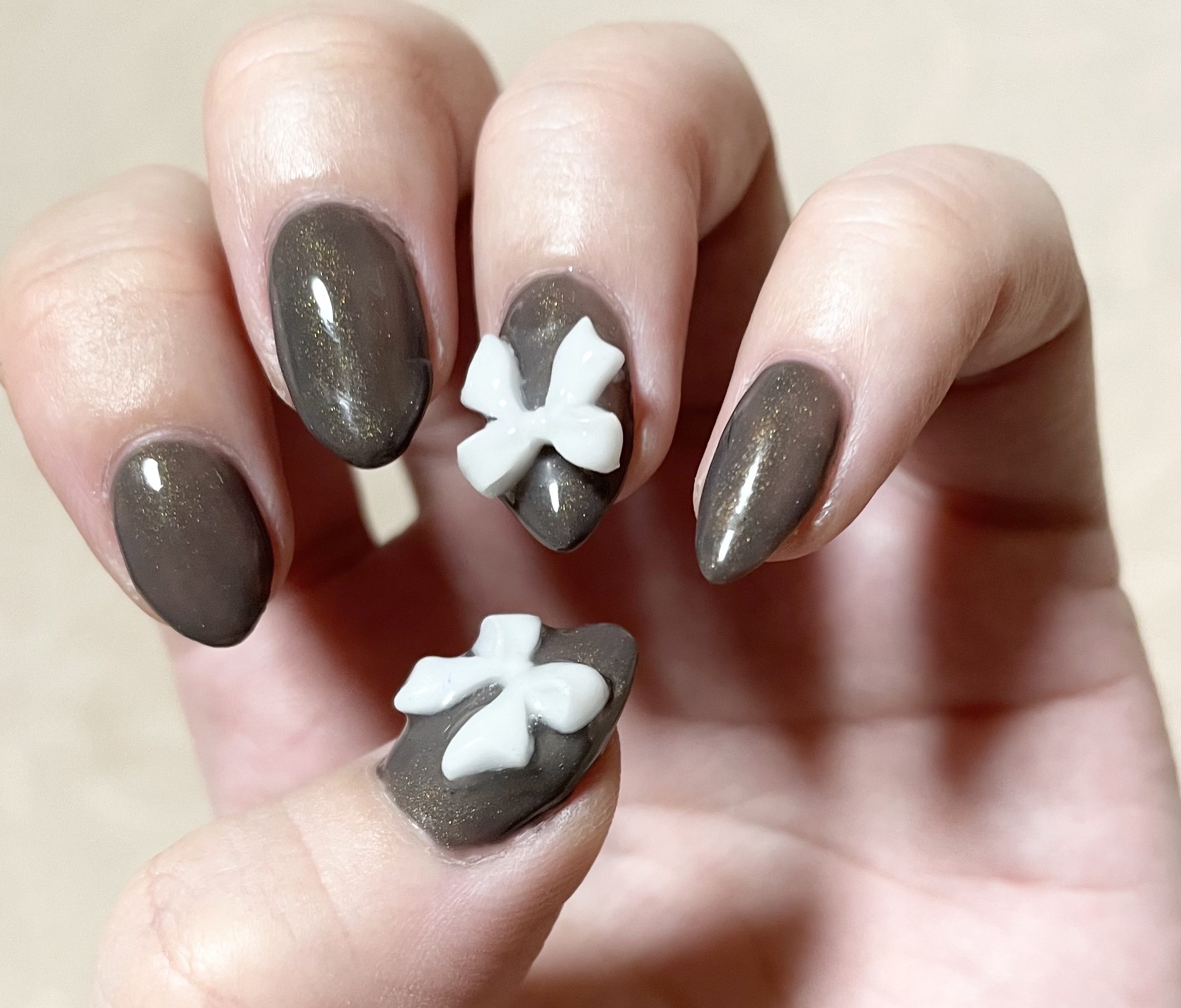 BRG ジェルネイル 19 アッシュブラウン/DAISO/ジェルネイルを使ったクチコミ（1枚目）