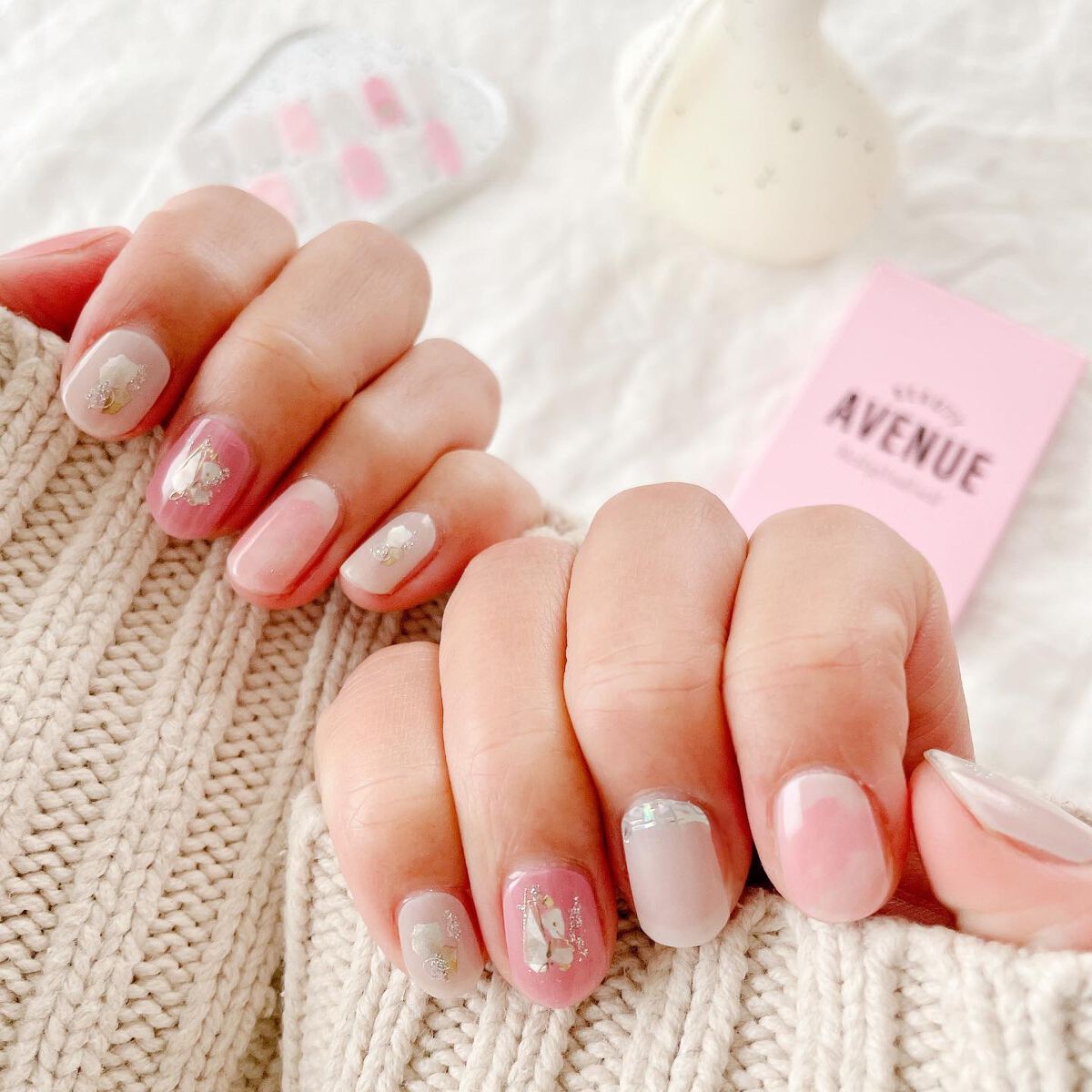 リアルジェルネイルシール マーブルモーメント/BEAUTY AVENUE/ネイルシールを使ったクチコミ（1枚目）