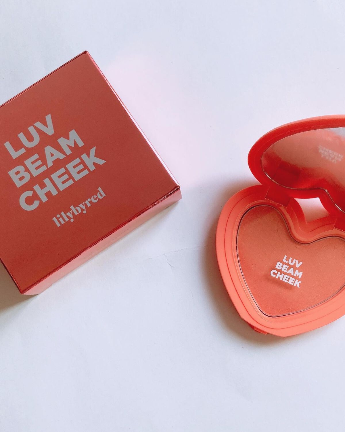 Luv Beam Cheek/lilybyred/パウダーチークを使ったクチコミ(3枚目)