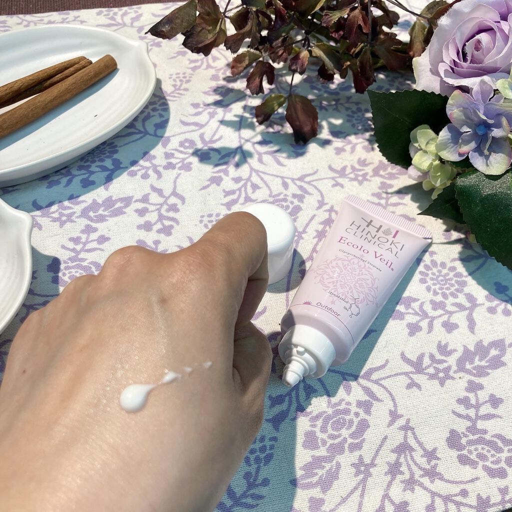 エコロヴェール/ヒノキ肌粧品/日焼け止めクリームを使ったクチコミ（3枚目）