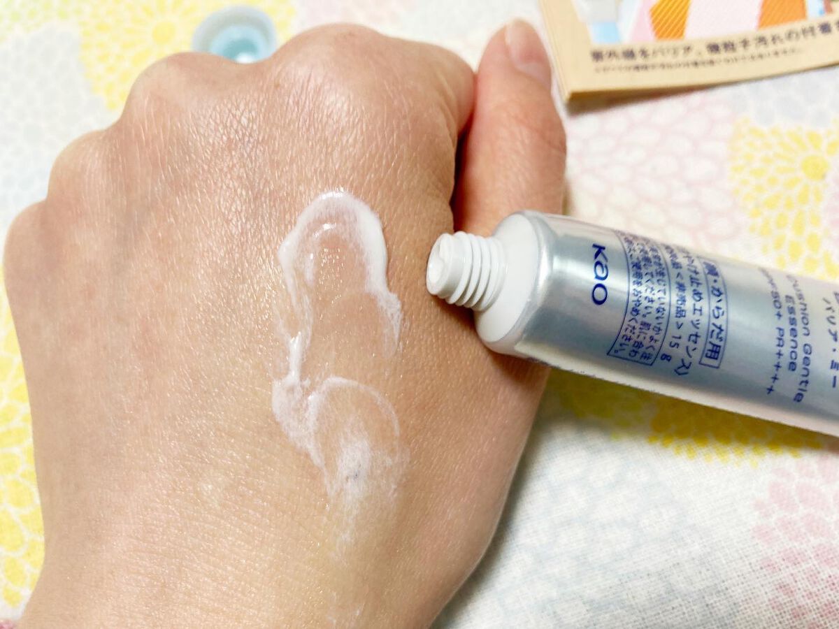 ビオレUV バリアミー クッションジェントルエッセンス /ビオレ/日焼け止めクリームを使ったクチコミ(4枚目)