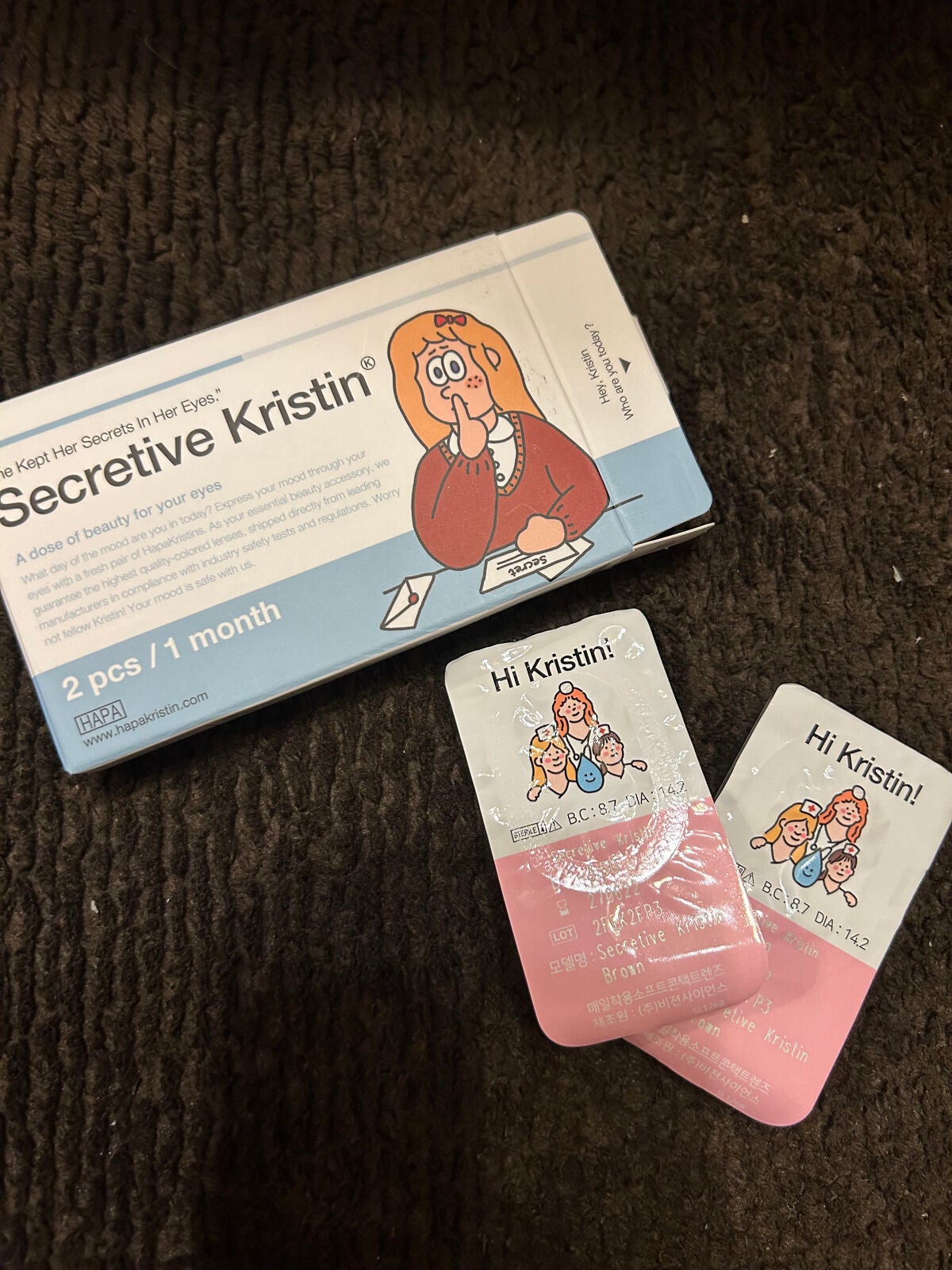 Secretive Kristen/Hapa kristin/カラーコンタクトレンズを使ったクチコミ(1枚目)