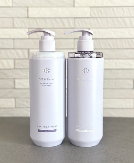 OR スパ・シャンプー/ヘアトリートメント シルキーナイトリペア/Off&Relax/市販シャンプーを使ったクチコミ(1枚目)