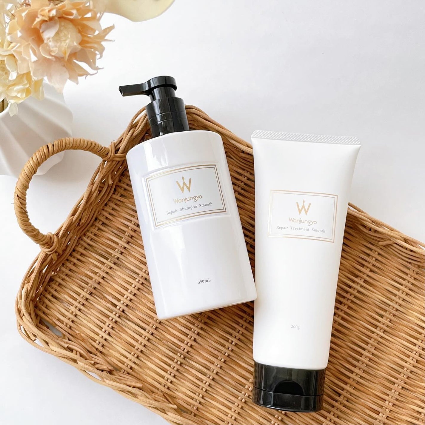 ウォンジョンヨ リペアシャンプー スムース/リペアトリートメント スムース/Wonjungyo/市販シャンプーを使ったクチコミ(4枚目)