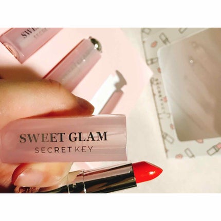 SWEET GLAM TINT GLOW/SECRET KEY/口紅を使ったクチコミ(1枚目)