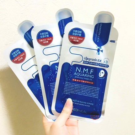 N.M.FアクアアンプルマスクJEX/MEDIHEAL/シートマスク・パックを使ったクチコミ(1枚目)