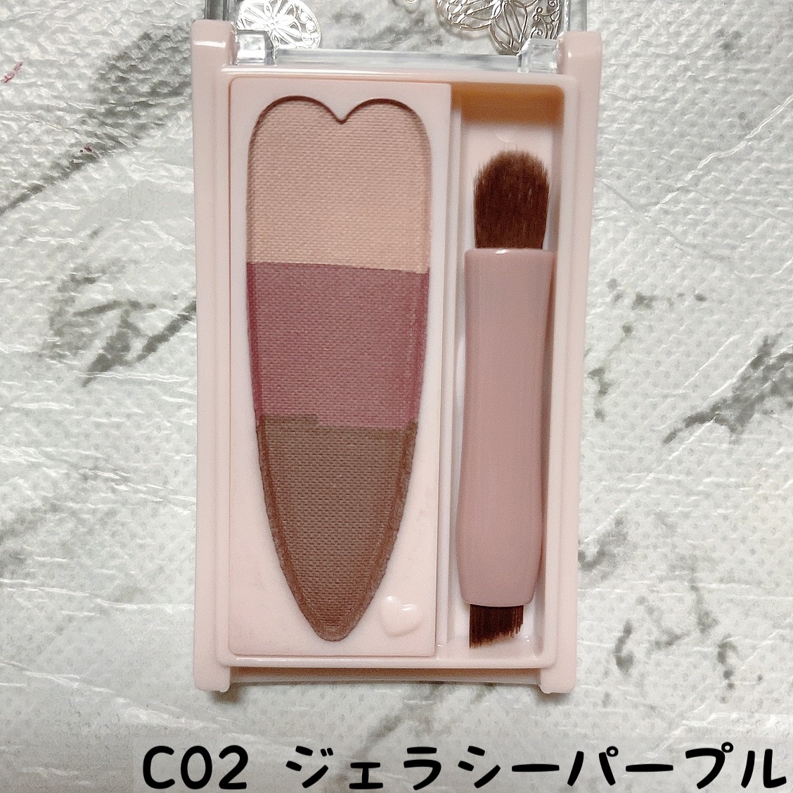 ミックスアイブロウカラー C02 ジェラシーパープル/キャンメイク/パウダーアイブロウを使ったクチコミ（2枚目）