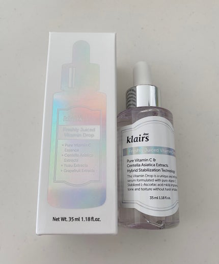 フレッシュリージュースドビタミンドロップ(35ml)/Klairs/美容液を使ったクチコミ(2枚目)