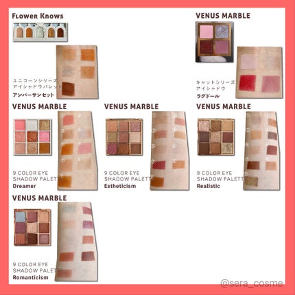 長相思シリーズ 9色アイシャドウパレット/CATKIN/アイシャドウパレットを使ったクチコミ(2枚目)