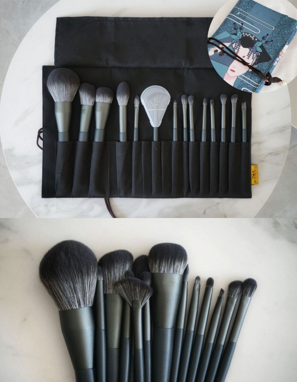 lilystar メイクブラシ 14本セット/Lily star/メイクブラシを使ったクチコミ(2枚目)