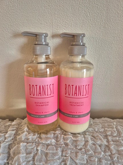 ボタニカルシャンプー/トリートメント (ダメージケア) サクラ&チェリーの香り/BOTANIST/シャンプー・コンディショナーを使ったクチコミ(1枚目)