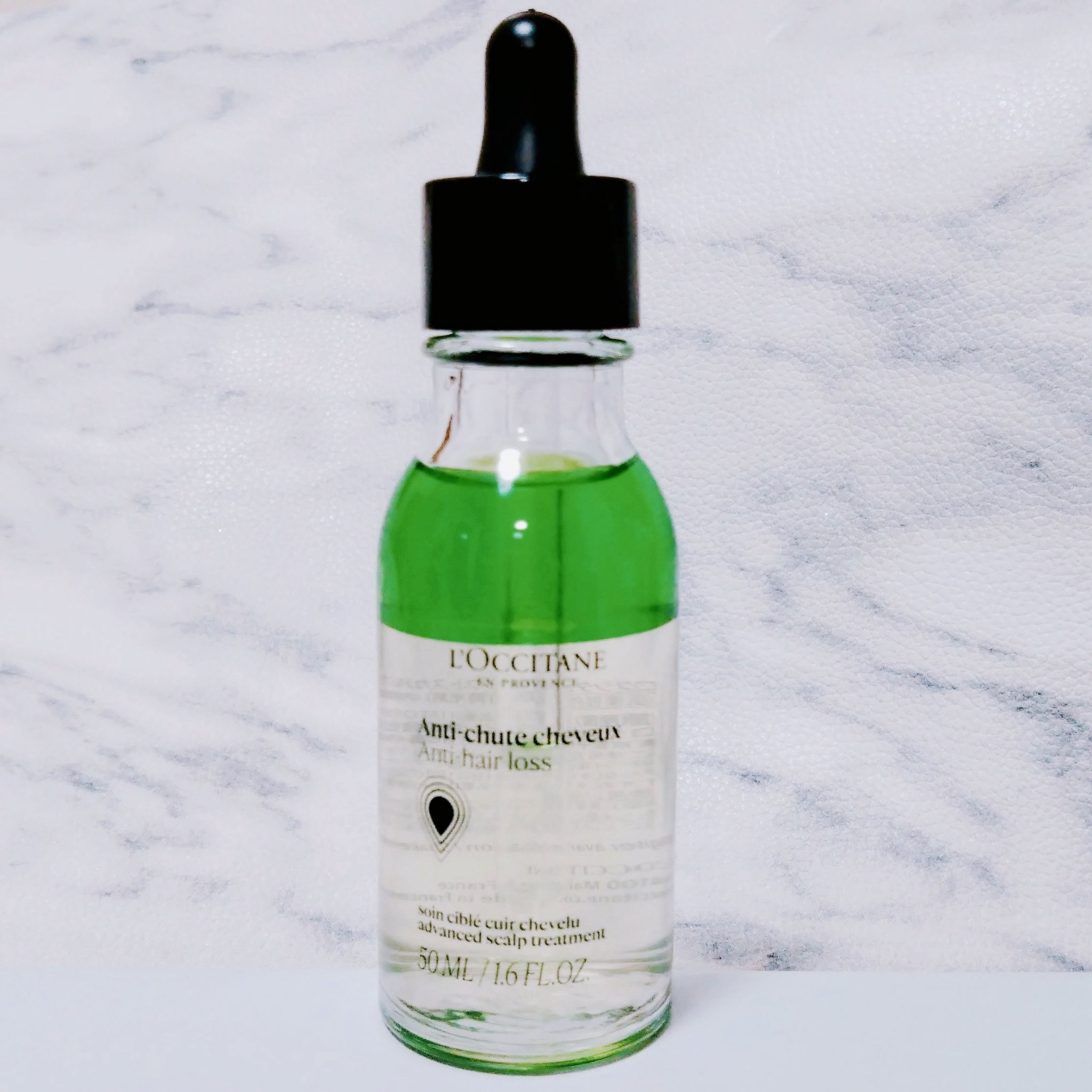 薬用 メディカル アンチヘアロスセラム/L'OCCITANE/頭皮ローションを使ったクチコミ（3枚目）