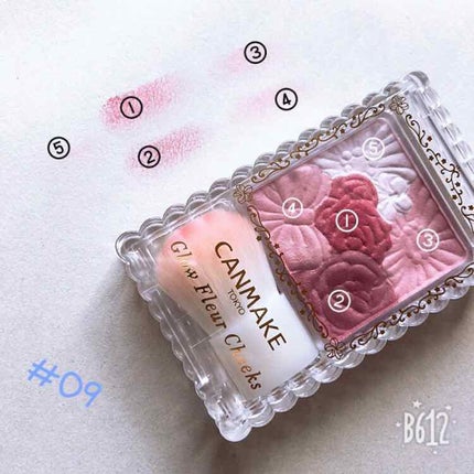 グロウフルールチークス/キャンメイク/パウダーチークを使ったクチコミ(1枚目)