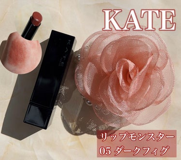 KATEリップモンスター
05ダークフィグ

今更感はあるけどずっと出会えなかった
リップモンスターにやっと出会えたので購入🥹

ほんとのどこにも売ってない！
購入して人気なのがすごくわかりました！

