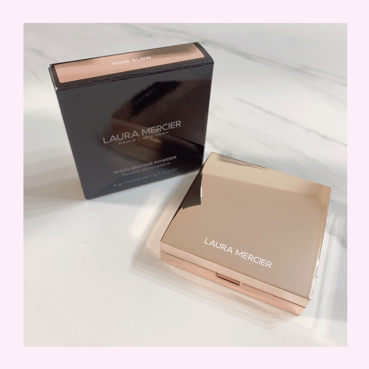 ローズグロウ イルミネーター /ローラ メルシエ/プレストパウダーを使ったクチコミ（2枚目）