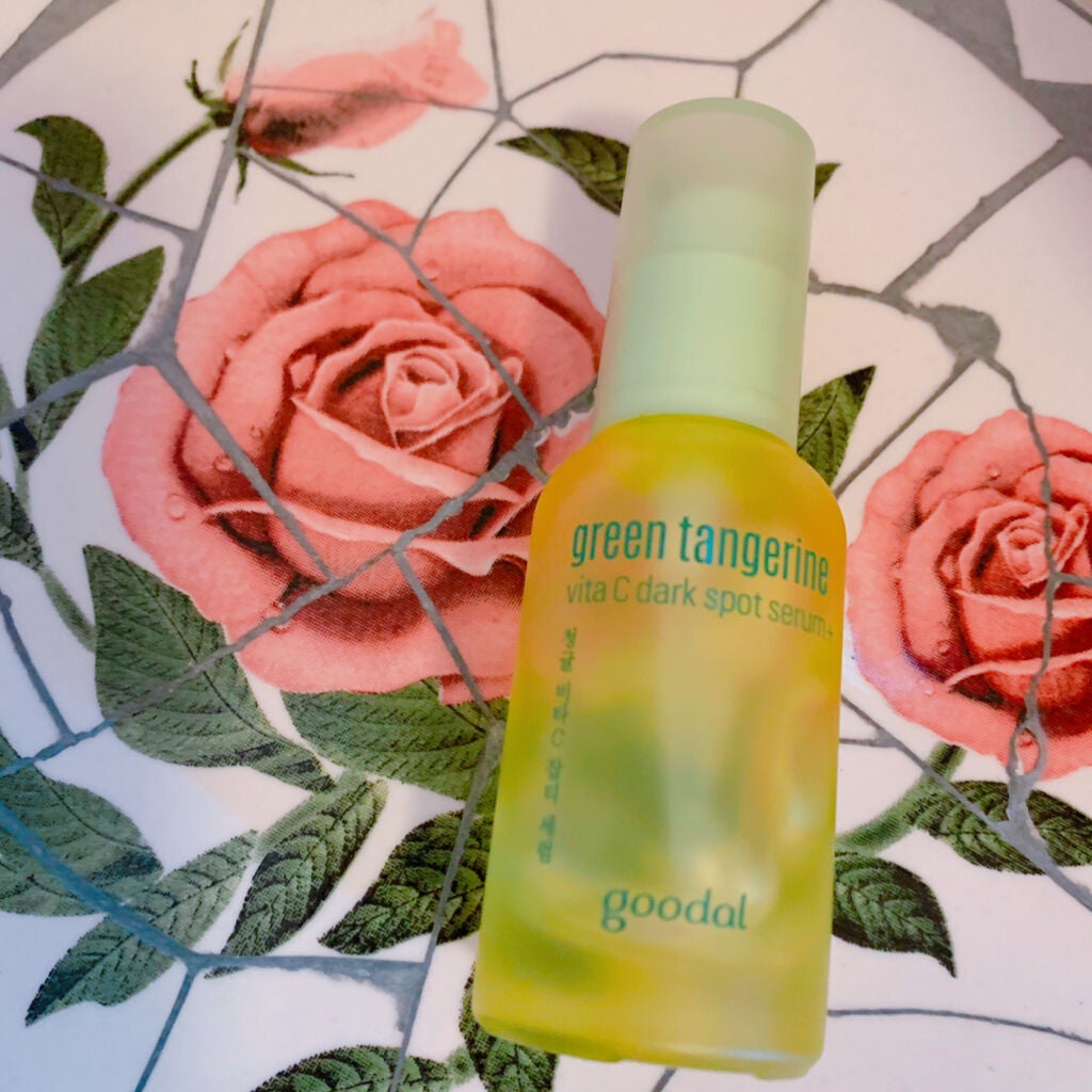 グリーンタンジェリン ビタC ダークスポットケアセラム/goodal/美容液を使ったクチコミ(1枚目)