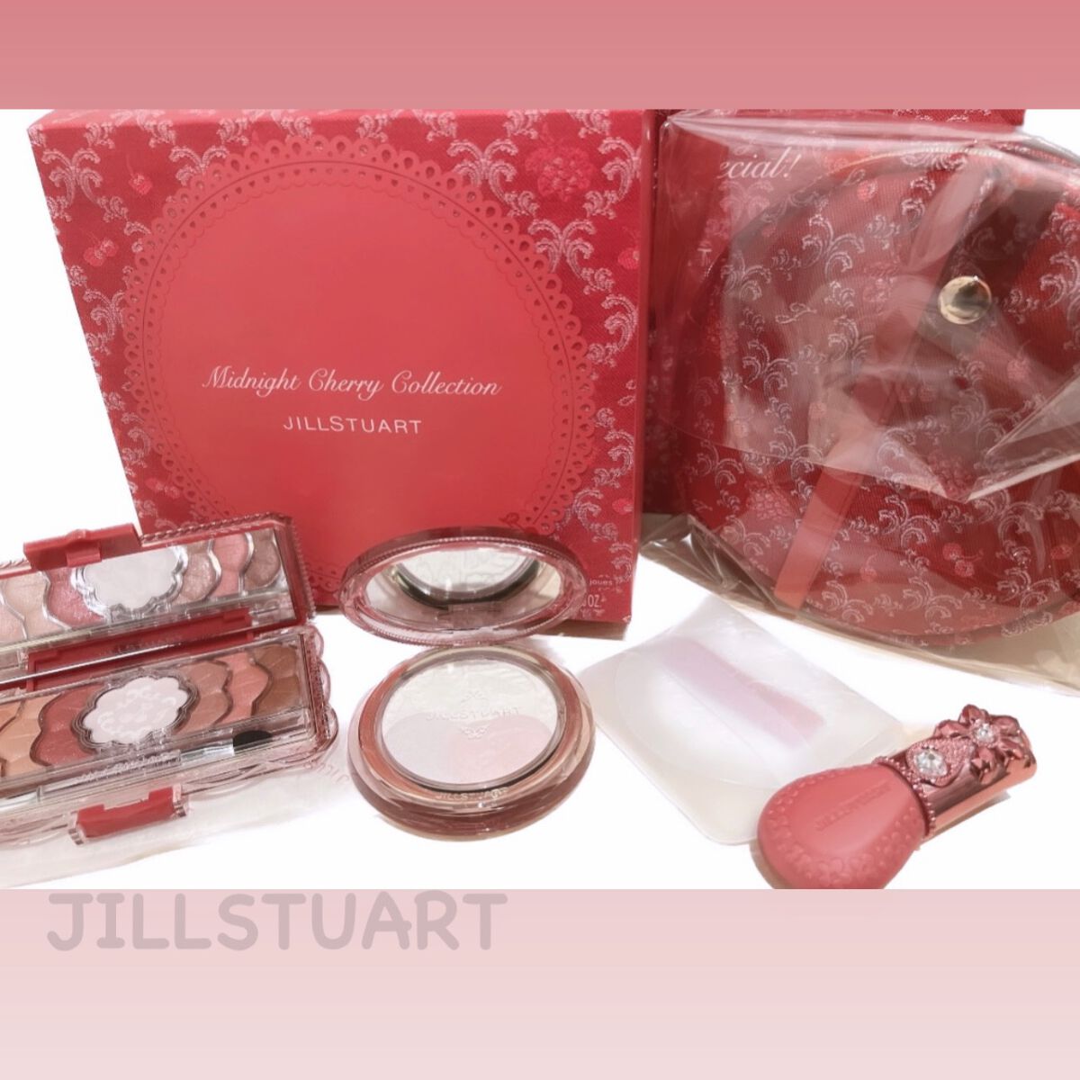 ジルスチュアート ミッドナイトチェリー コレクション/JILL STUART/メイクアップキットを使ったクチコミ(1枚目)