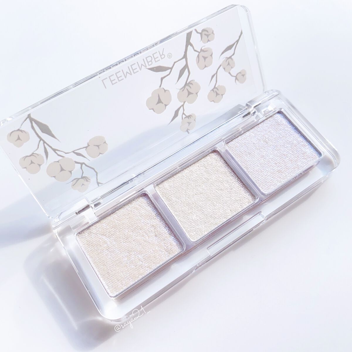 3色フローラアイパレット/LEEMEMBER/アイシャドウパレットを使ったクチコミ（2枚目）