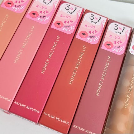 ハニーメルティングリップ/ネイチャーリパブリック/口紅を使ったクチコミ(7枚目)
