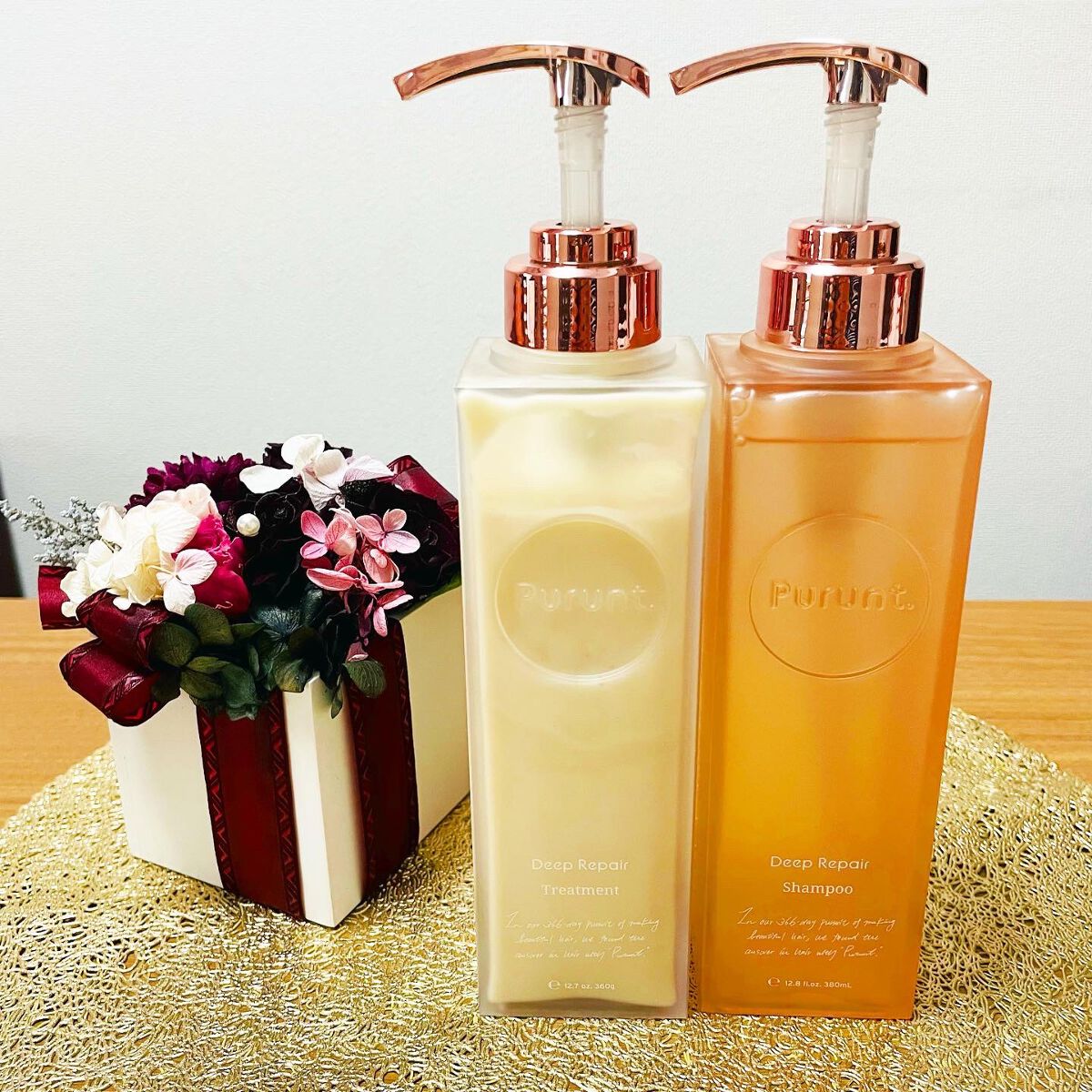 プルント ディープリペア美容液シャンプー／トリートメント/Purunt./市販シャンプーを使ったクチコミ（1枚目）