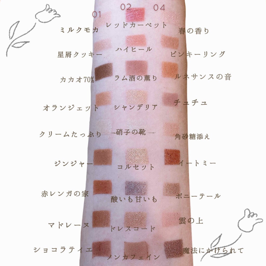 UR GLAM BLOOMING EYE COLOR PALETTE/U R GLAM/アイシャドウパレットを使ったクチコミ(2枚目)