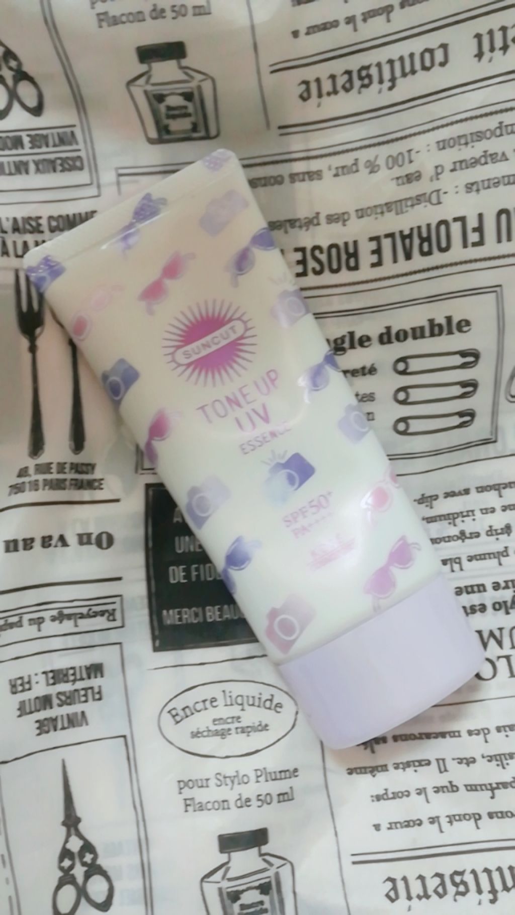 トーンアップUV エッセンス/サンカット®/日焼け止めローションを使ったクチコミ（2枚目）