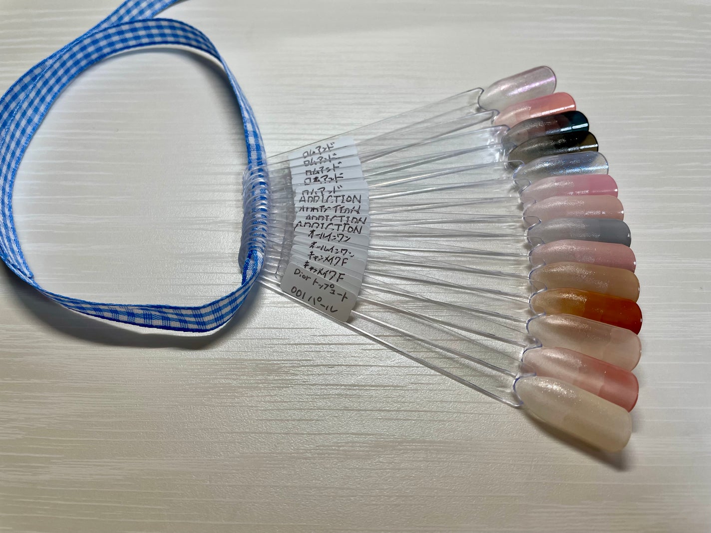 ネイルカラーチャートスティック/セリア/ネイル用品を使ったクチコミ(2枚目)