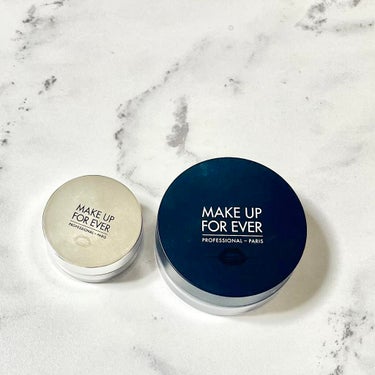 ♯ MAKE UP FOREVER
ウルトラHDルースパウダー＆ウルトラHDセッティングパウダー

試してみたくてミニサイズを購入👏


ウルトラHDセッティングパウダーは色展開あり
カバー力を求めるな